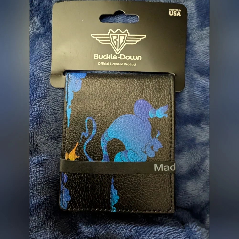 MENS DISNEY BUCKLE DOWN Aladdin Genie  WALLET